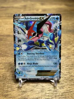 Ash-Greninja EX XY133 Blackstar Promo Holo Pokemon Card TCG - Image 1