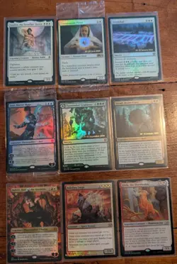 Magic the Gathering MTG Foil 43 Card Lot Mostly Mythic, Rare, Prerelease - Image 1