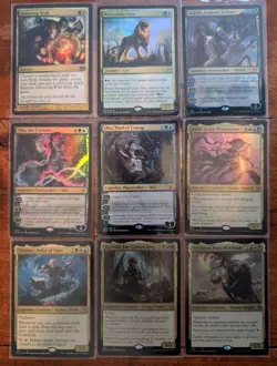 Magic the Gathering MTG Foil 43 Card Lot Mostly Mythic, Rare, Prerelease - Image 2
