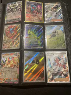 Pokemon Binder Lot Of 232 Cards Full Arts, Promos And More All Near Mint - Image 1