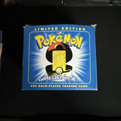 Pokemon 1999 Mewtwo 23K Gold Plated Card Burger King Box Pokeball FACTORY SEALED - Image 2