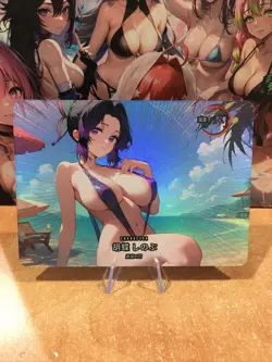 Waifu CCG Goddess Story Double Sided Anime Card Waifu Card Holo Demon Slayer - Image 1