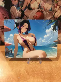 Waifu CCG Goddess Story Double Sided Anime Card Waifu Card Holo Demon Slayer - Image 2
