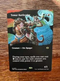 Magic The Gathering Tarkir Dragonstorm Temur Battlecrier Extended Art Showcase - Image 1
