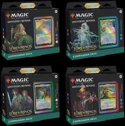 Magic the Gathering: Lord of the Rings: Tales of Middle-earth Commander Deck Set - Image 1