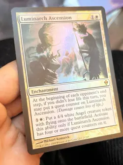 OG Foil Luminarch Ascension • Zendikar • Mtg (1969) - Image 3