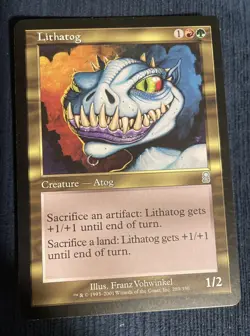 Magic the Gathering - 2x Lithatog - Odyssey - Image 1
