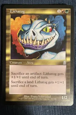 Magic the Gathering - 2x Lithatog - Odyssey - Image 2