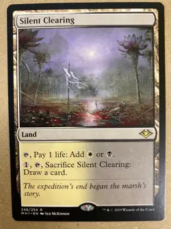 MTG 1x Silent Clearing # 246 Modern Horizons Magic the Gathering Card x1 NM - Image 1
