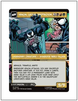 1x Eddie Brock 0224, Borderless Art, Magic the Gathering MTG NM - Image 2