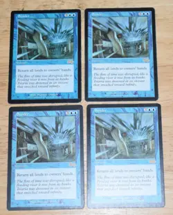MTG 4X Rare Blue Instant SUNDER Magic The Gathering - Image 1