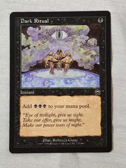 NM Dark Ritual Mercadian Masques Mtg Magic the Gathering - Image 1