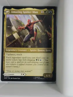 1x Peter Parker // Amazing Spider-Man MTG Marvel's Spider-Man NM Magic Regular - Image 1