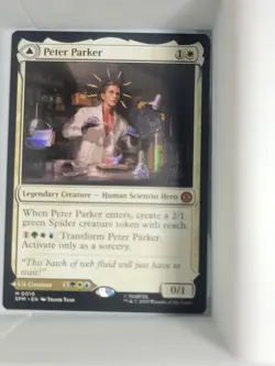 1x Peter Parker // Amazing Spider-Man MTG Marvel's Spider-Man NM Magic Regular - Image 2