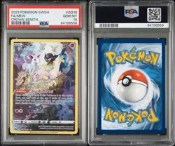 2023 Pokemon Mew #GG10 Crown Zenith Galarian Gallery Full Art Rare PSA 10 - Image 1