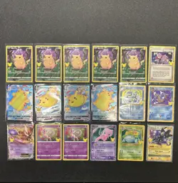 pokemon celebrations Lot Of 18 Blastoise Venusaur Pikachu Mew NM - Image 1
