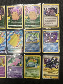 pokemon celebrations Lot Of 18 Blastoise Venusaur Pikachu Mew NM - Image 3
