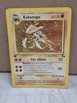 Pokemon Kabutops #24/62 Spanish First 1st Edition Base Set Rare - Image 1