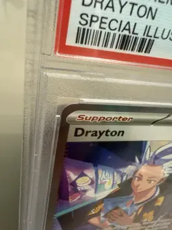 2024 Pokemon Scarlet & Violet SSP Drayton 244/191 PSA 9 Mint SIR Trainer - Image 2