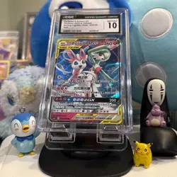 CGC 10 GEM MINT Chinese Gardevoir & Sylveon GX 072/150 Tag Team Holo Pokemon TCG - Image 1