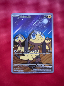 Pokemon TCG Helioptile 143/132 Illustration Rare - Full Art - Mega Evolutions NM - Image 1