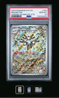 Magneton 159 Pokemon Center Exclusive Sv: Scarlet & Violet Promo PSA 10 - Image 1
