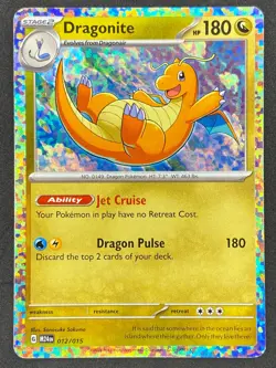 Pokemon Dragonite Confetti Holo 12/15 McDonald's Collection 2024 NM - Image 1
