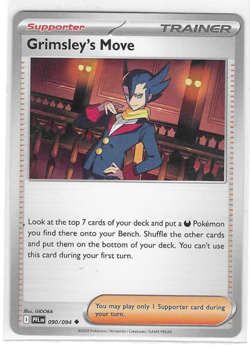 Grimsley's Move 090/094 - Pokemon Phantasmal Flames - Prerelease - Image 1