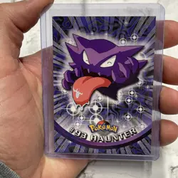 Haunter #93 Topps Pokemon TV Animation Edition Non Holo LP+ Nintendo Vintage Vtg - Image 1