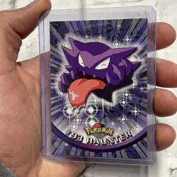 Haunter #93 Topps Pokemon TV Animation Edition Non Holo LP+ Nintendo Vintage Vtg - Image 2