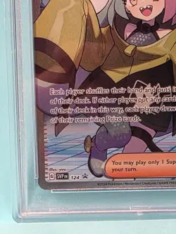 2024 POKEMON SVP EN-SV BLACK STAR PROMO IONO PREMIUM TOURNAMENT COLL IONO PSA 8 - Image 5