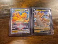 Dragonite V & Dragonite VSTAR SWSH236 SWSH235 Black Star Promo Pokemon GO - Image 1