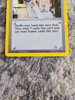 Pokemon TCG Professor Elm Neo Genesis 96/111 Regular Unlimited Non Holo NM LP - Image 4