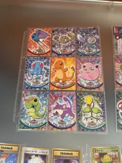 Pokemon Vintage Lot- 5 Topps Blue Label Holos+31 Non Holos, 1st Ed Vintage C,UC - Image 4