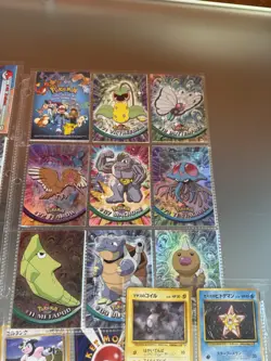 Pokemon Vintage Lot- 5 Topps Blue Label Holos+31 Non Holos, 1st Ed Vintage C,UC - Image 5