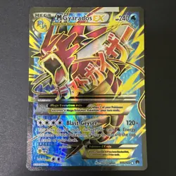 Pokemon TCG 2016 XY Breakpoint Mega M Gyarados EX Ultra Rare Holo 115/122 (LP) - Image 1