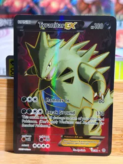 TYRANITAR ex 91/98 Ancient Origins XY Holo Ultra Rare Pokemon TCG Near Mint - Image 1
