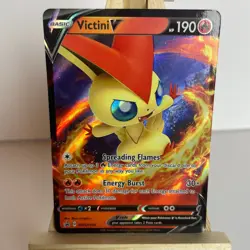 Victini V SWSH104 Sword & Shield Promo Holo Pokemon Light Play+ - Image 1