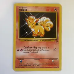 Vulpix 99/130 Base Set 2 Common Pokemon Heavy Play+ - Image 3