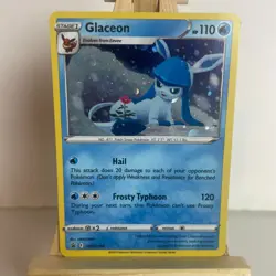 Glaceon SWSH192 Sword & Shield Holo Promo Pokemon Light Play+ - Image 1