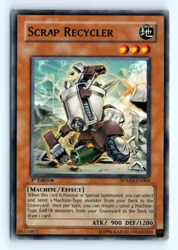 Yu-Gi-Uh Scrap Recycler #SDMM-EN004 Structure Deck: Machina Mayhem tcg LP - Image 1