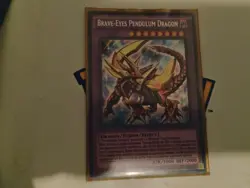 Yu-Gi-Oh Brave-Eyes Pendulum Dragon RATE-EN039 Secret Rare 1st Ed NM - Image 1