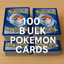 100 Pokemon Card Lot w/ 10 Holos - Near Mint/LP - Exciting Mix - Safe Package - Image 1