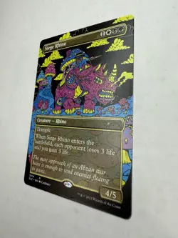 Siege Rhino Secret Lair MTG Magic the Gathering Card NM Condition - Image 3