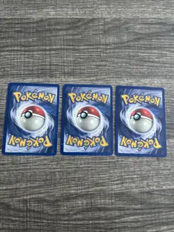 Pokemon TCG Zapdos,moltres And Articuno Fossil Vintage 3 Card Lot Non Holo LP - Image 5