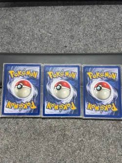 Eeveelution set: Vaporeon (1st ed), Jolteon (1st ed), and Flareon Pokemon Cards - Image 2
