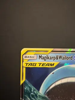 Magikarp & Wailord GX Tag Team SM166 Holo Black Star Promo Card - Image 2