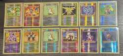 Pokemon XY Evolutions: LOT OF 12 Reverse Holo Cards, Charizard, Mewtwo, LP/NM - Image 1