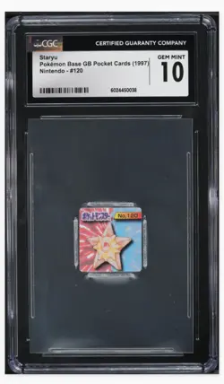 1997 🐱 Pokemon GB Pocket Card Staryu Japanese #120 CGC-10 - Image 1