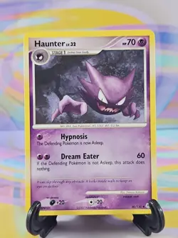Pokemon TCG Diamond & Pearl Card | Haunter Lv. 32 50/130 Uncommon - Image 1